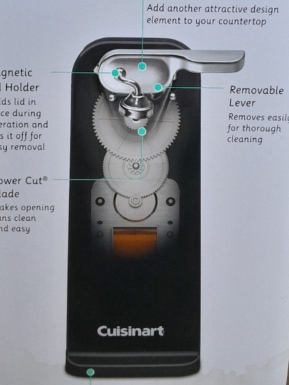 Cuisinart Black Electric Can Opener